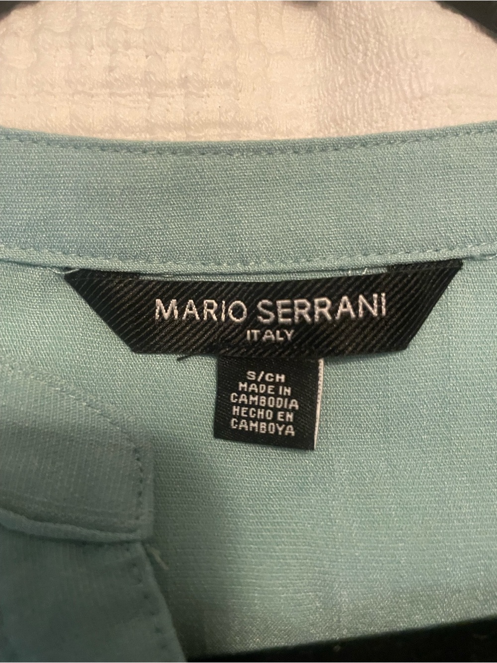 Women light green top